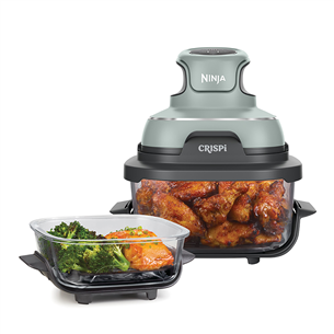 Ninja CRISPi 4-in-1, 1700 W, 3.8 L, zaļa - Portatīvais karstā gaisa friteris FN101EUSG