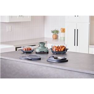 Ninja CRISPi 4-in-1, 1700 W, 3.8 L, zaļa - Portatīvais karstā gaisa friteris