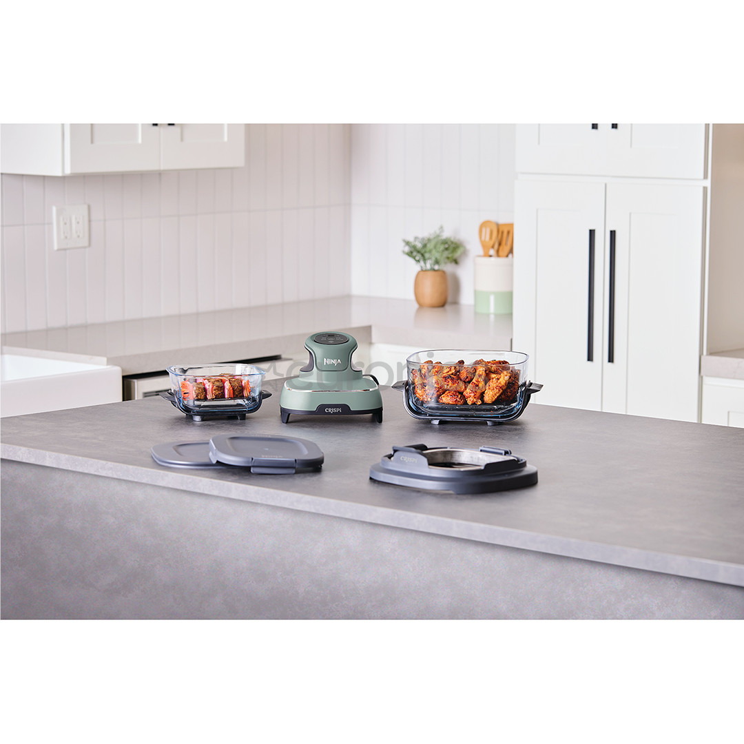 Ninja CRISPi 4-in-1, 1700 W, 3.8 L, zaļa - Portatīvais karstā gaisa friteris