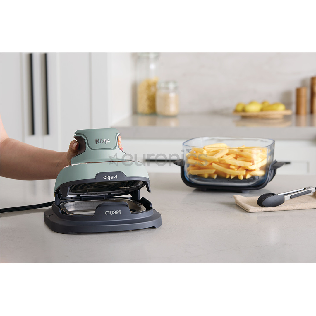 Ninja CRISPi 4-in-1, 1700 W, 3.8 L, zaļa - Portatīvais karstā gaisa friteris