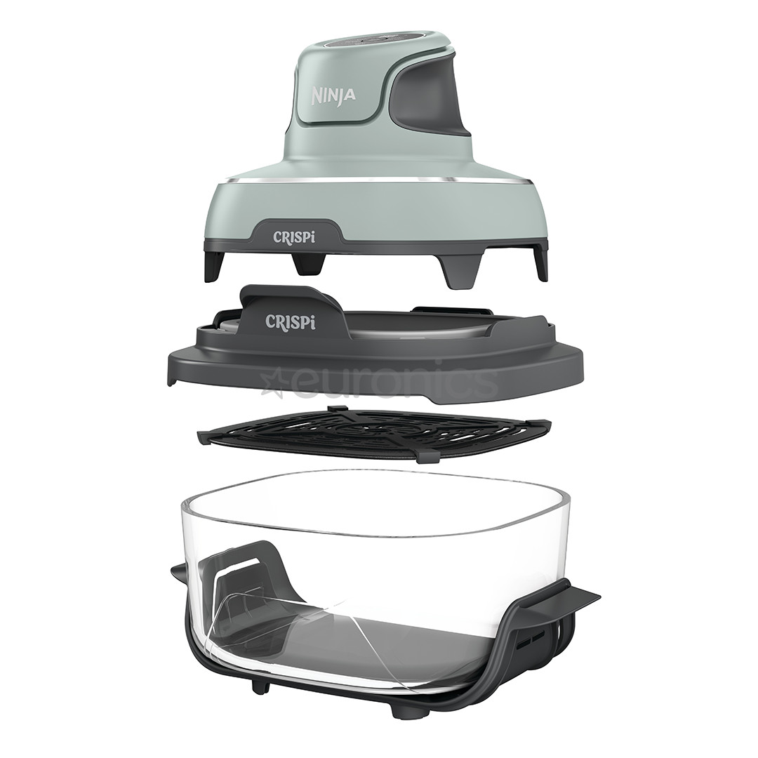 Ninja CRISPi 4-in-1, 1700 W, 3.8 L, zaļa - Portatīvais karstā gaisa friteris