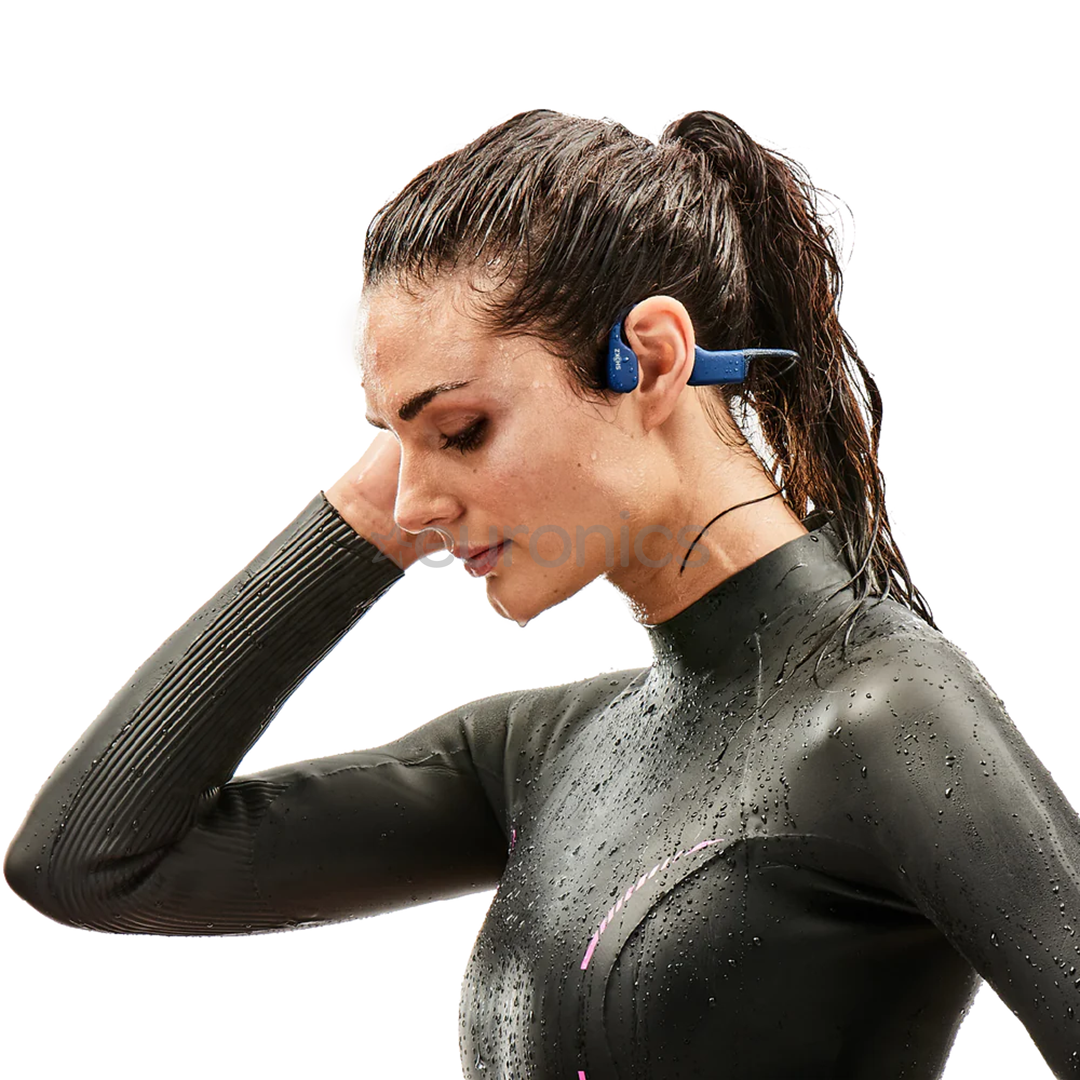 Shokz Open Swim, zila - Kaulu vadītspējas austiņas