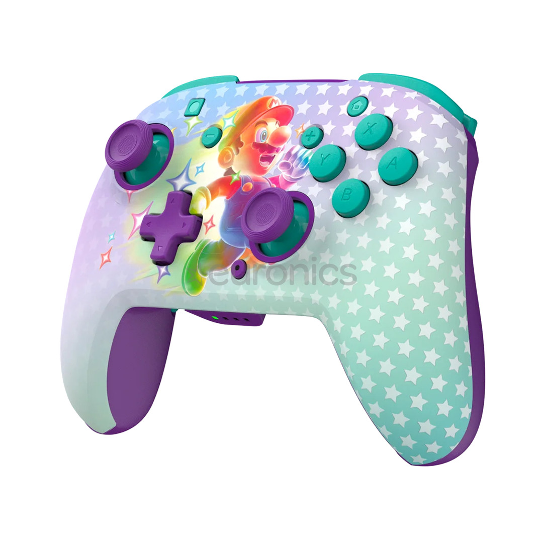 Turtle Beach Rematch Mario, Nintendo Switch, lillā/tirkīza - Bezvadu kontrolieris
