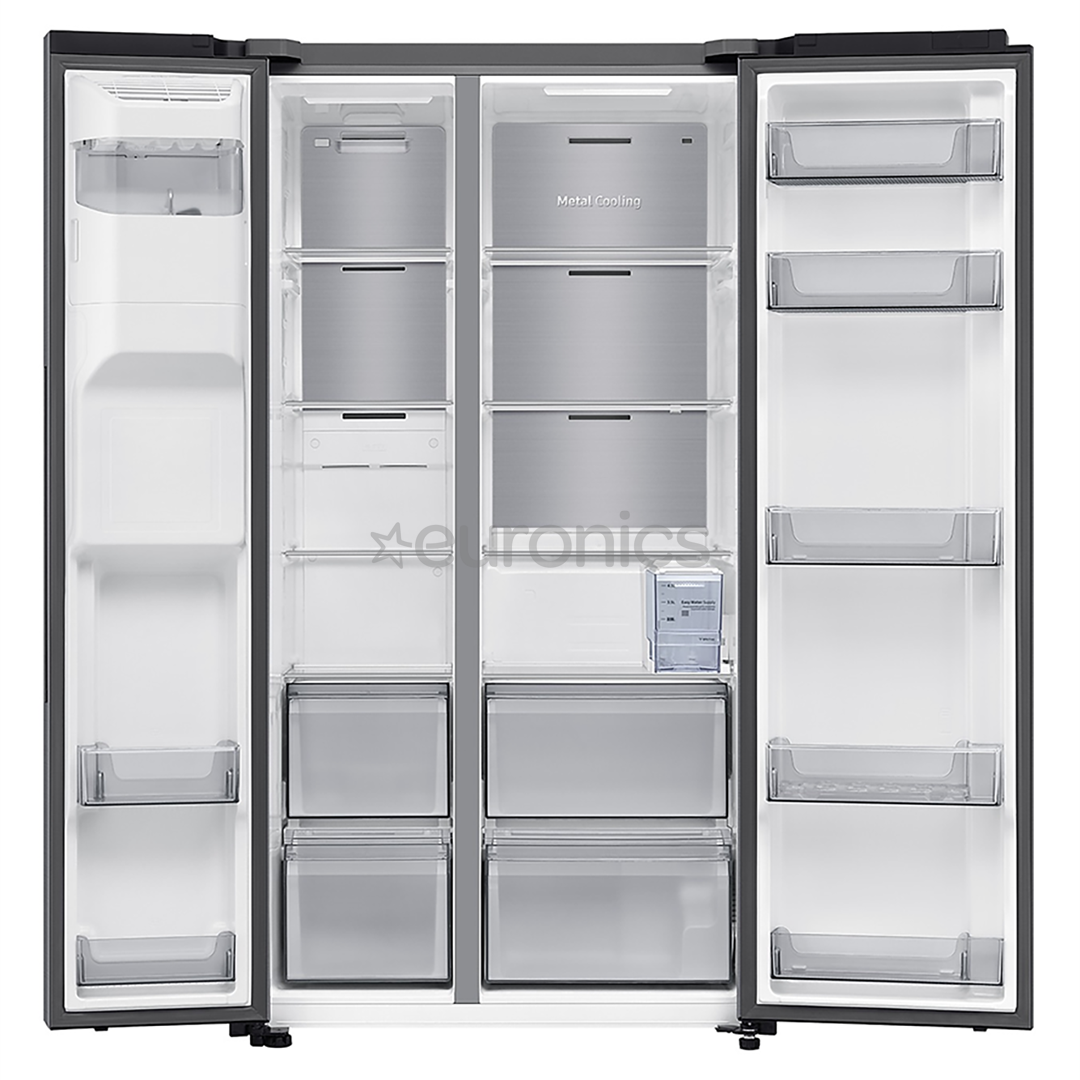 Samsung Bespoke AI, NoFrost, 640 L, augstums 179 cm, sudraba - SBS Ledusskapis