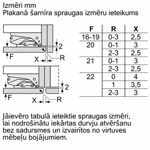 Bosch, 267 L, height 178 cm - Built-in Refrigerator