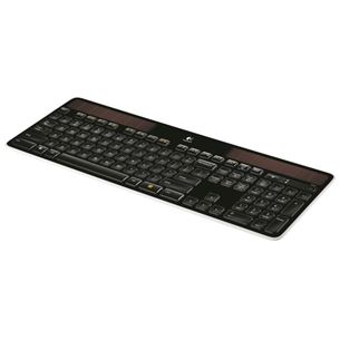 Logitech Solar K750, ENG/RUS, black - Wireless Keyboard