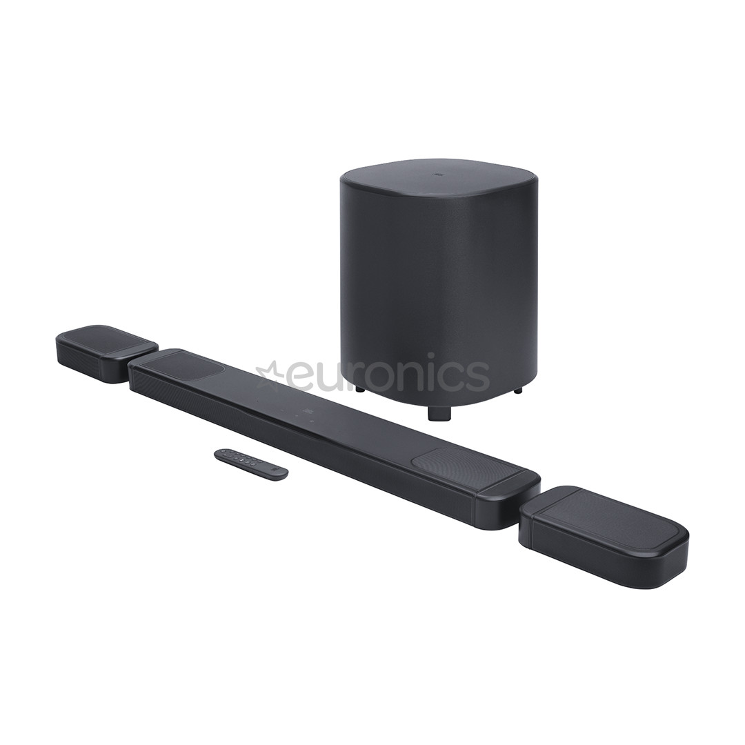 JBL Bar 1000MK2, 7.1.4, melna - Soundbar mājas kinozāle