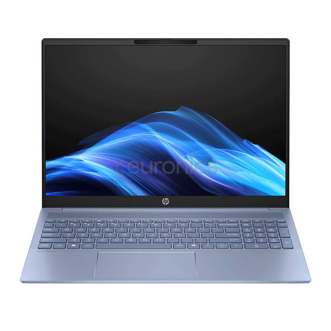 HP OmniBook 5, 16'', WUXGA, Intel i5, 16 GB, 512 GB, ENG, zila - Portatīvais dators