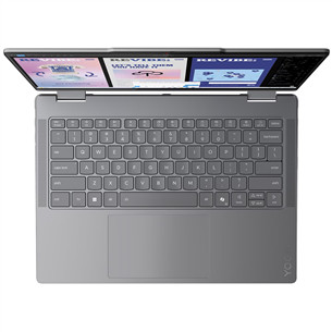 Lenovo Yoga 7 2-in-1 14ILL10, 14'', OLED, WUXGA, Ultra 5, 16 GB, 512 GB, ENG, pelēka - Portatīvais dators