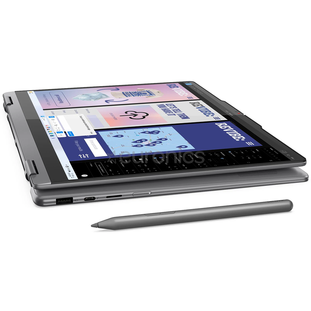 Lenovo Yoga 7 2-in-1 14ILL10, 14'', OLED, WQXGA, Ultra 5, 16 GB, 512 GB, ENG, pelēka - Portatīvais dators