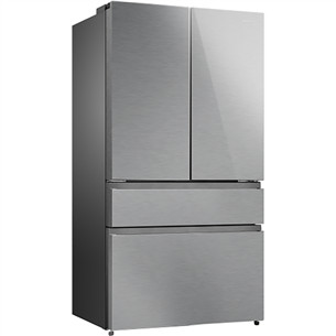 Hisense, 579 L, augstums 179 cm, pelēka - SBS Ledusskapis