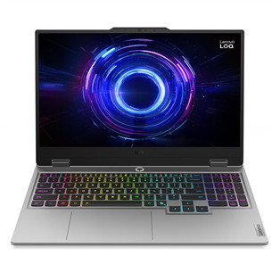 Lenovo LOQ 15IRX10, 15.6'', Full HD, 144 Hz, i7, 24 GB, 1 TB, RTX 5070, ENG, pelēka - Portatīvais dators 83JE001DNT