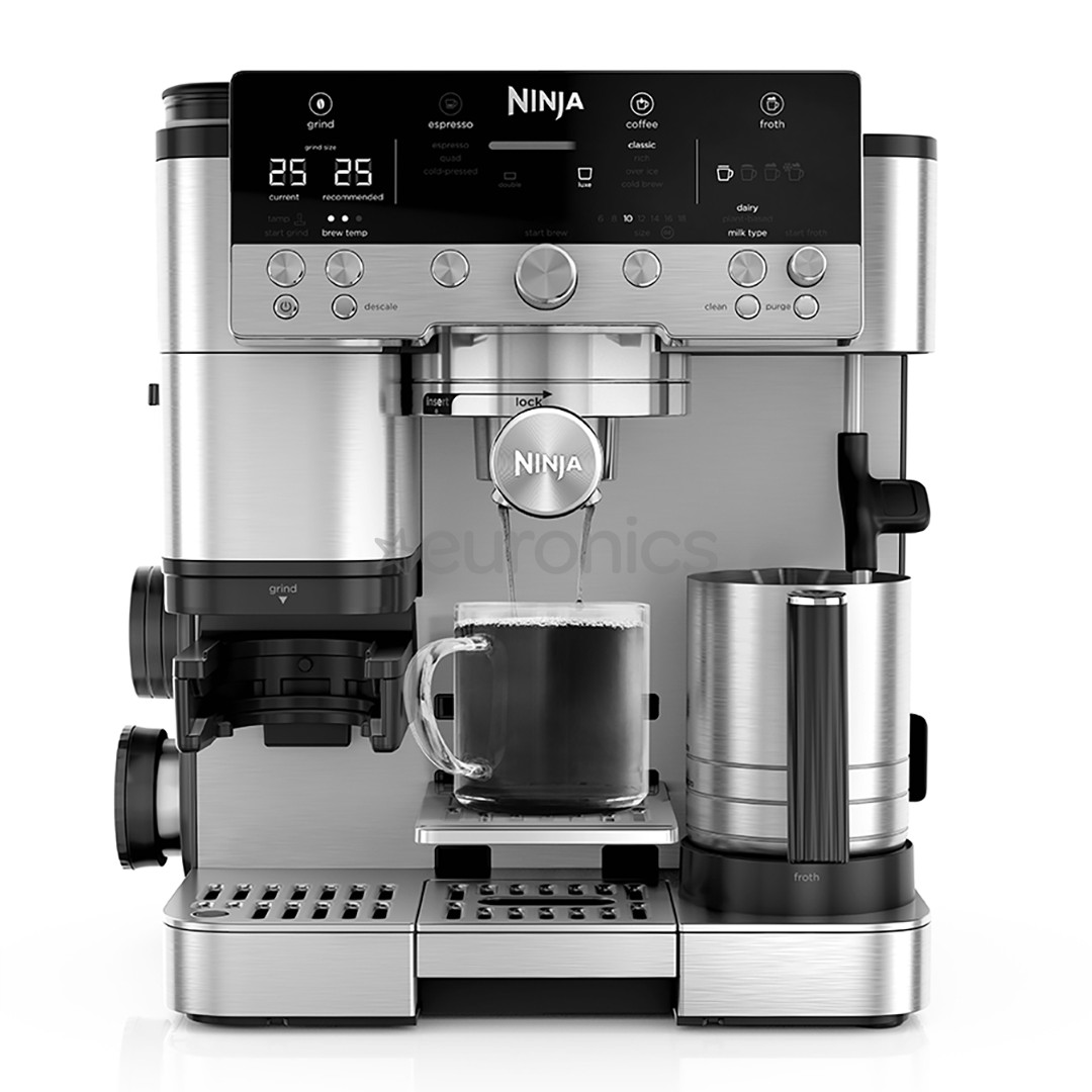 Ninja Luxe Café Premier, black/stainless steel - Espresso machine