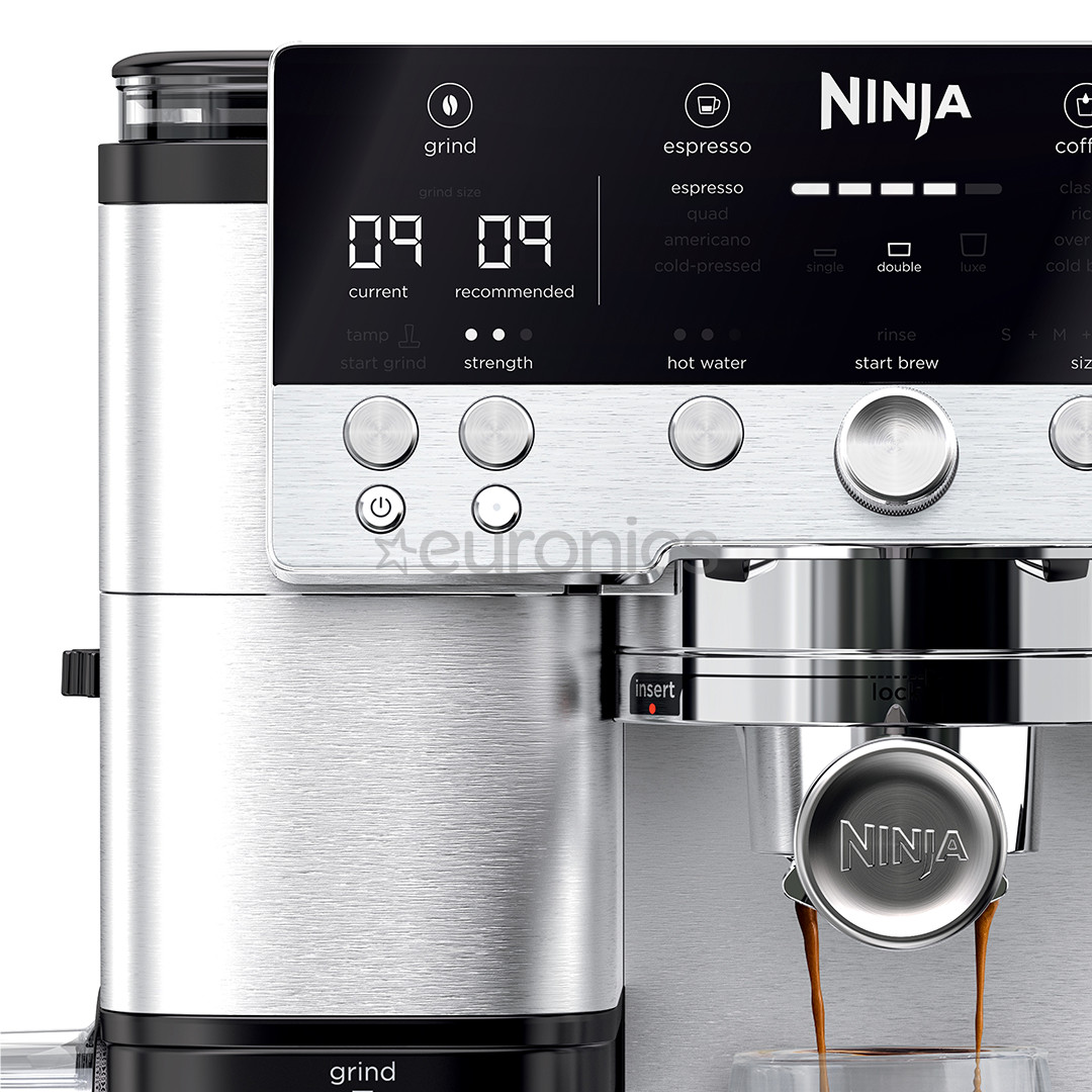 Ninja Luxe Café Premier, black/stainless steel - Espresso machine