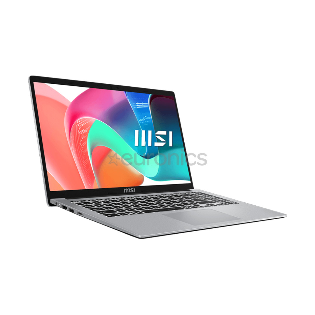MSI Modern 15 F13M, 15,6'', i5, 16 GB, 512 GB, sudraba - Portatīvais dators