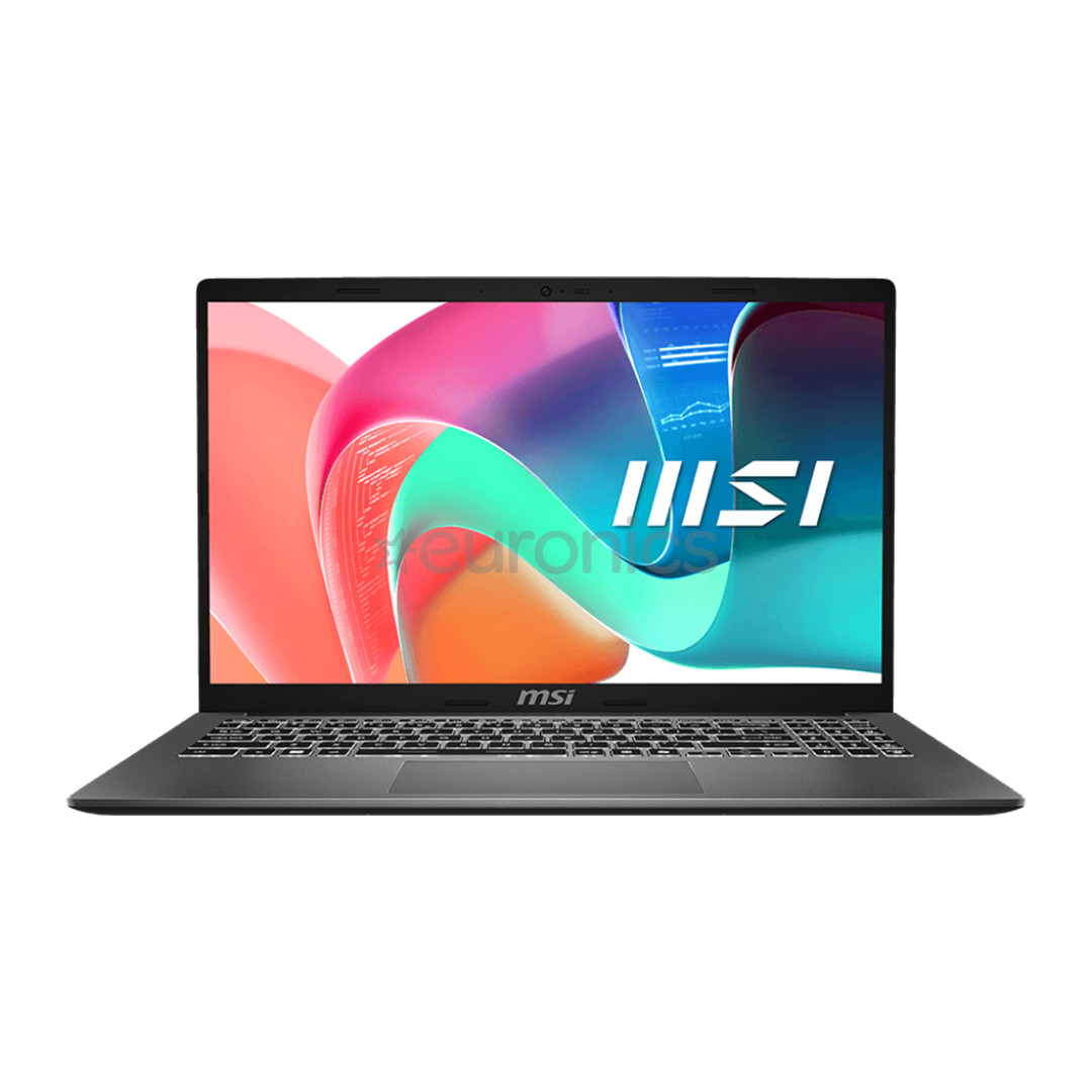 MSI Modern 15 F13M, 15,6'', i3, 16 GB, 512 GB, tumši pelēka - Portatīvais dators