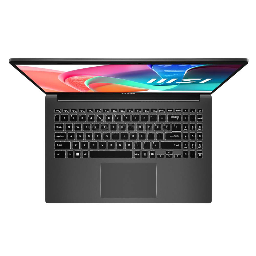 MSI Modern 15 F13M, 15,6'', i3, 16 GB, 512 GB, tumši pelēka - Portatīvais dators