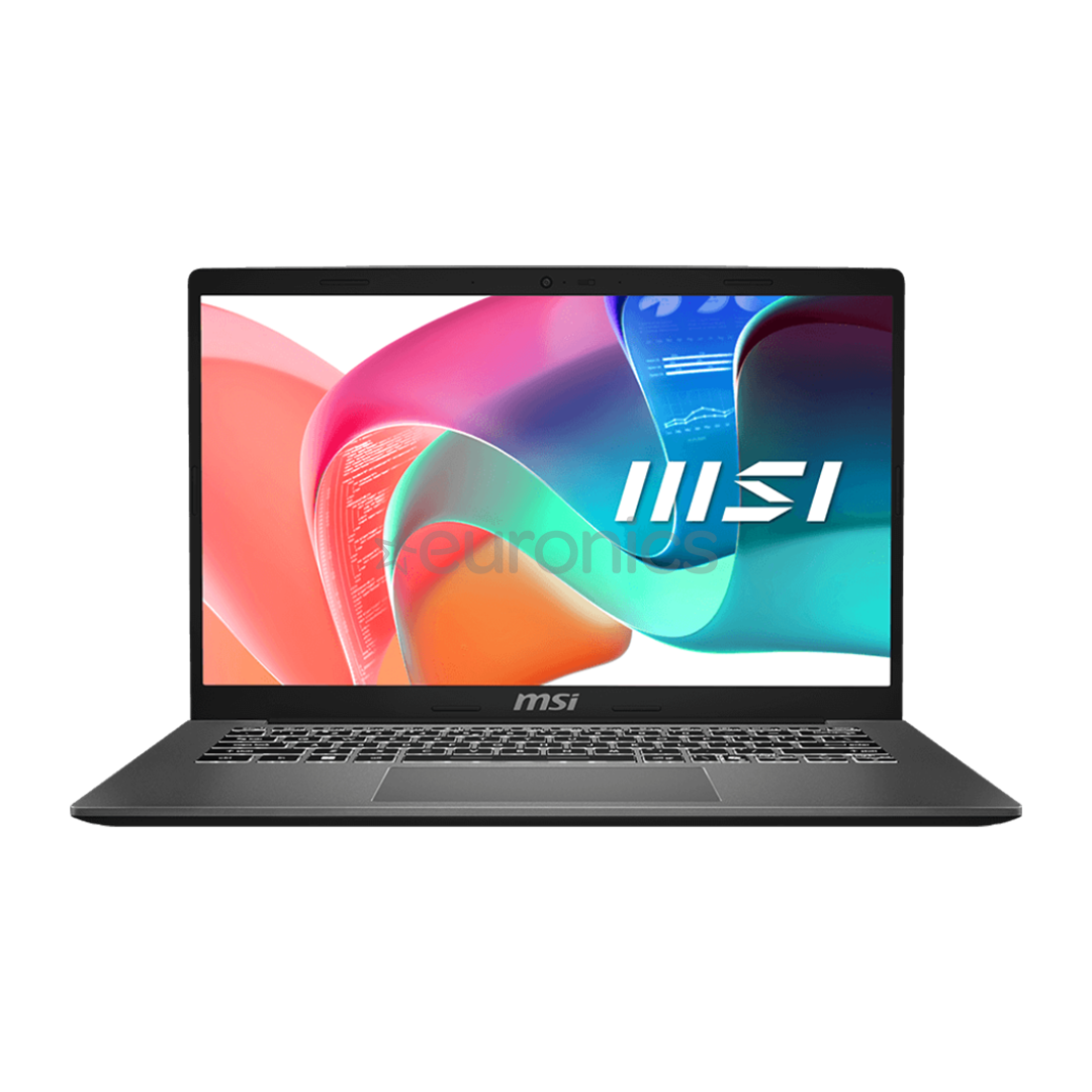 MSI Modern 14 F13M, 14'', i5, 16 GB, 512 GB, ENG, tumši pelēka - Portatīvais dators