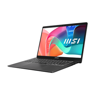 MSI Modern 14 F13M, 14'', i5, 16 GB, 512 GB, ENG, tumši pelēka - Portatīvais dators