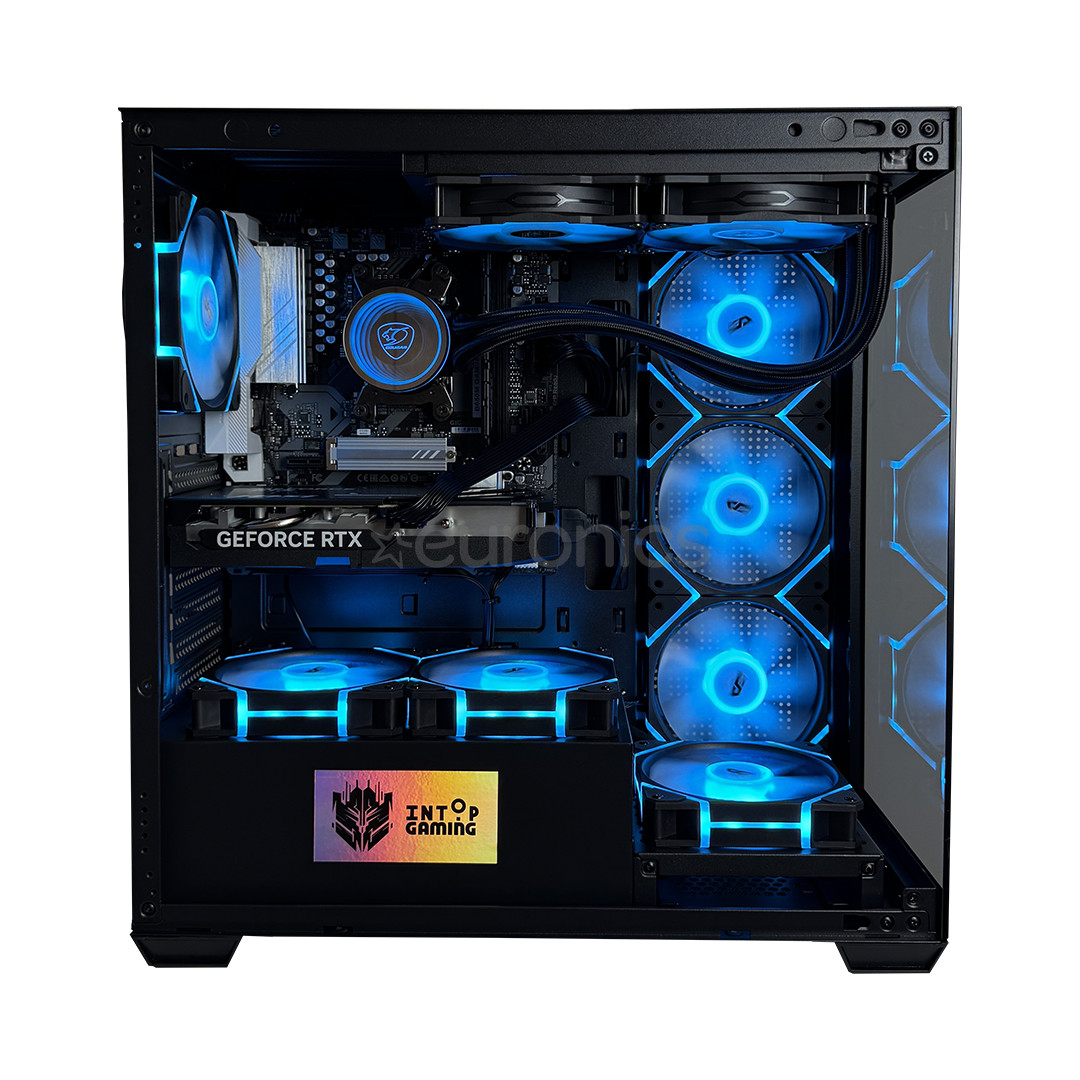 Intop Gaming R5 Aqua, Ryzen 5, 32 GB, 1 TB, RTX 5060 Ti, black - Desktop PC