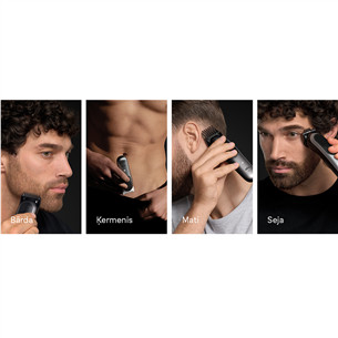 Braun Series 7, 11 vienā, tumši zila - Trimmeru komplekts