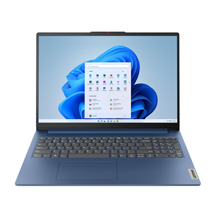 Lenovo IdeaPad Slim 3 16ABR8, 16'', WUXGA, Ryzen 7, 16 GB, 512 GB, ENG, zila - Portatīvais dators 82XR00D2LT