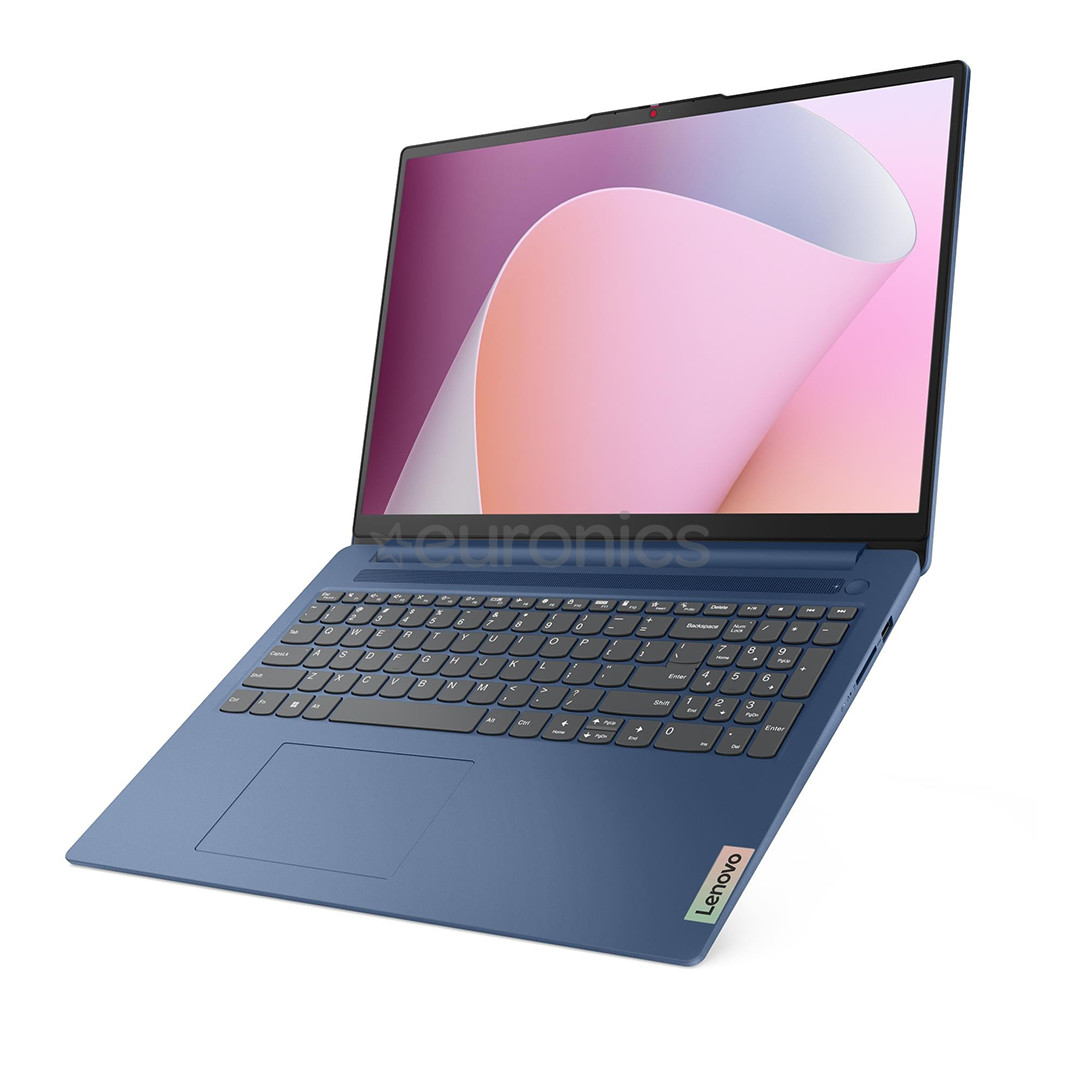 Lenovo IdeaPad Slim 3 16ABR8, 16'', WUXGA, Ryzen 7, 16 GB, 512 GB, ENG, zila - Portatīvais dators