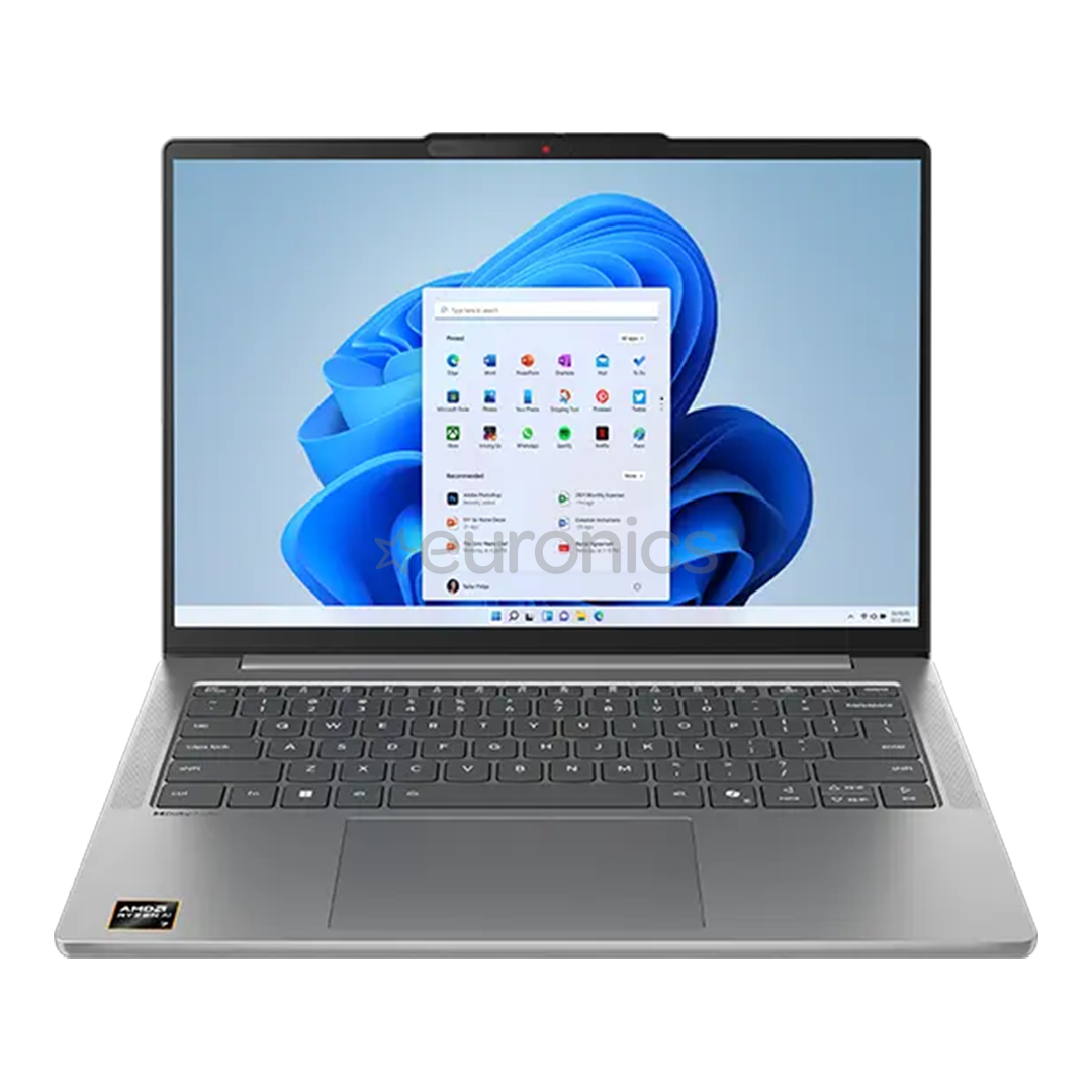 Lenovo IdeaPad Slim 5 14ARP10, 14'', WUXGA, OLED, Ryzen 7, 16 GB, 512 GB, ENG, pelēka - Portatīvais dators