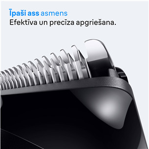 Braun Series 3, 8-in-1, dark grey - Multi grooming kit