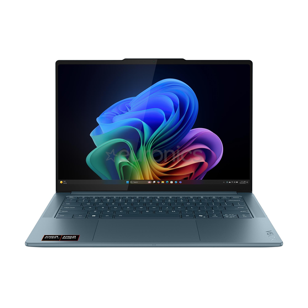 Lenovo Yoga 7 14ASP10, 14,5'', 3K, OLED, 90 Hz, Ryzen AI 9, 32 GB, 1 TB, ENG, zila - Portatīvais dators