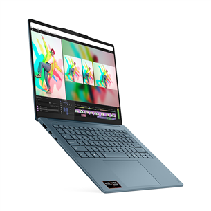 Lenovo Yoga 7 14ASP10, 14,5'', 3K, OLED, 90 Hz, Ryzen AI 9, 32 GB, 1 TB, ENG, zila - Portatīvais dators