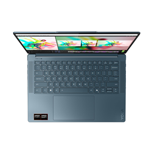 Lenovo Yoga 7 14ASP10, 14,5'', 3K, OLED, 90 Hz, Ryzen AI 9, 32 GB, 1 TB, ENG, zila - Portatīvais dators