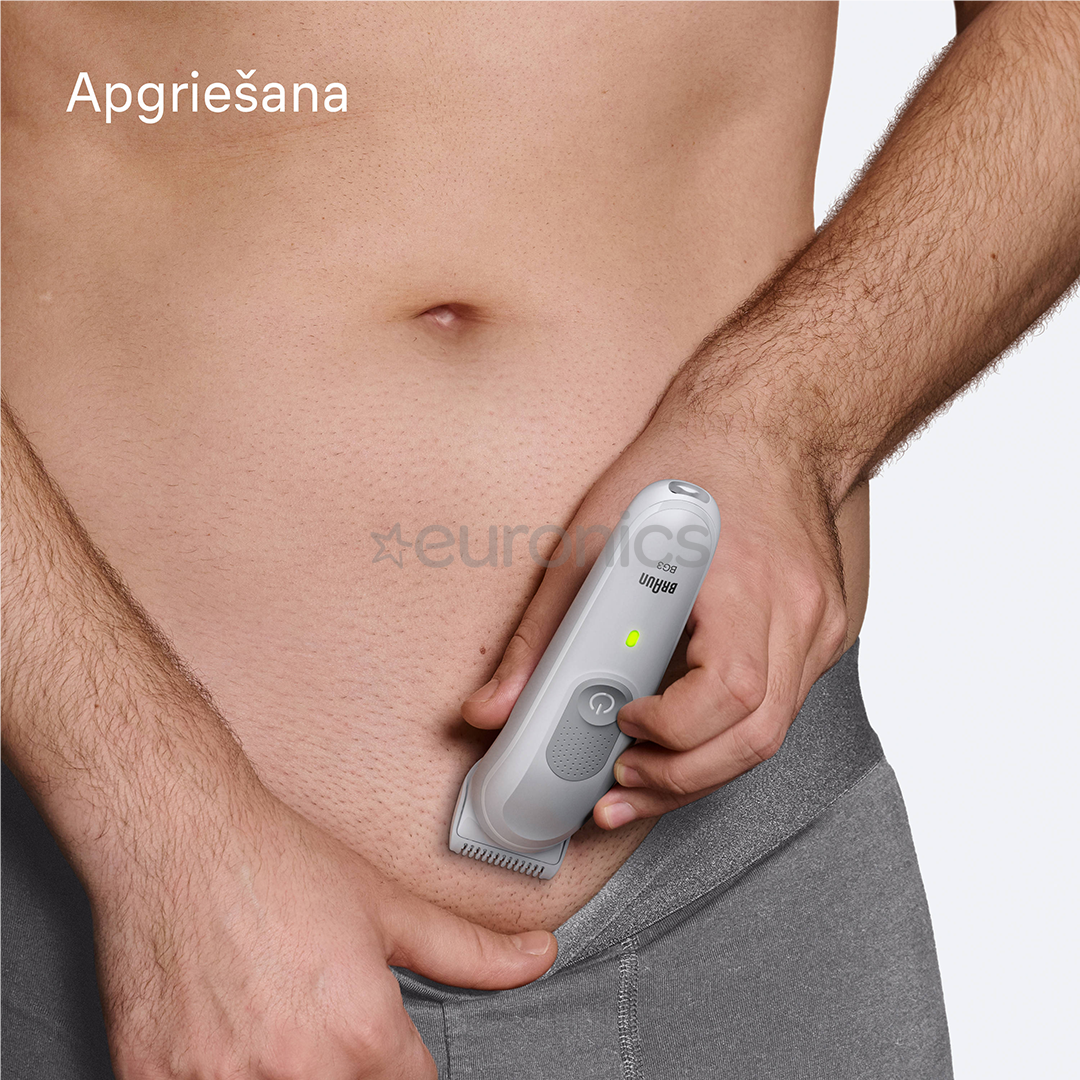 Braun Series 3, balta - Ķermeņa trimmeris