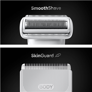 Braun Body Groomer Series 7, sudraba - Ķermeņa trimmeris