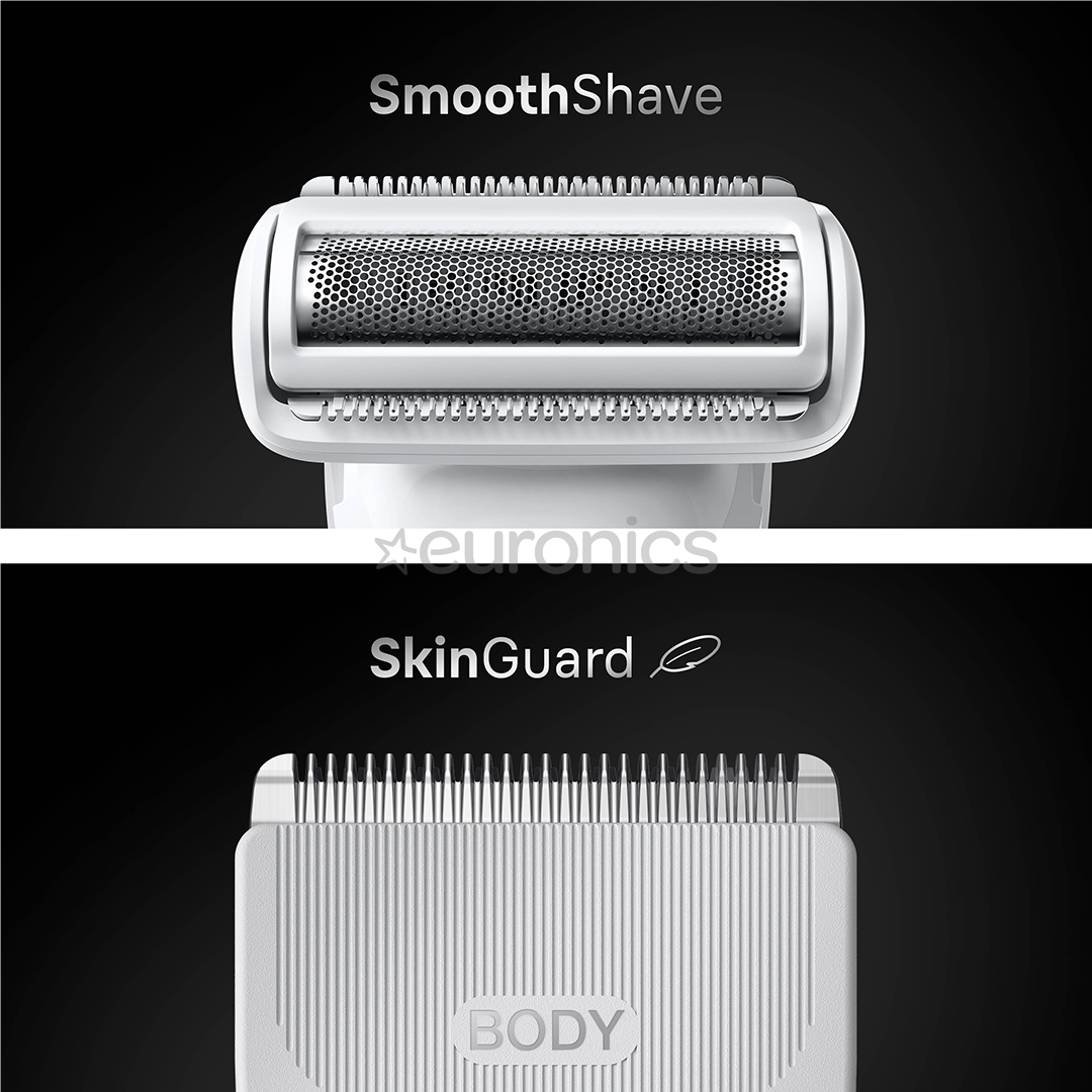 Braun Body Groomer Series 7, sudraba - Ķermeņa trimmeris