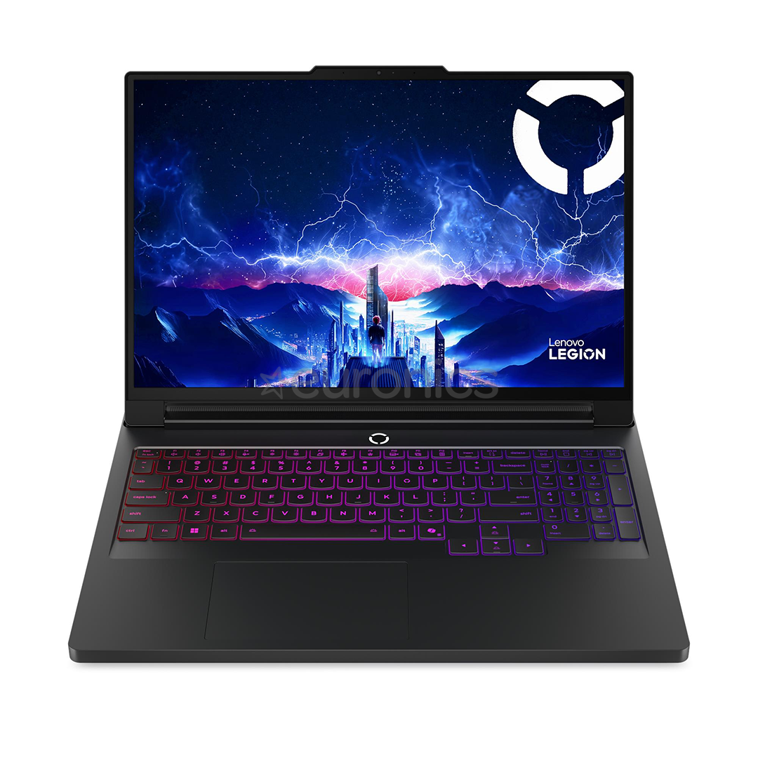 Lenovo Legion Pro 7 16IAX10H, 16'', WQXGA, OLED, 240 Hz, Ultra 9, 32 GB, 1 TB, RTX 5070 Ti, ENG, melna - Portatīvais dators