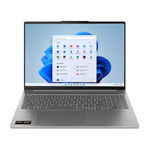 Lenovo IdeaPad Pro 5 16AKP10, 16'', 2.8K, OLED, 120 Hz, Ryzen AI 7, 32 GB, 1 TB, RTX 5050, ENG, pelēka - Portatīvais dators 83JN000JNT