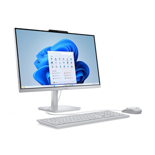 Lenovo A100 AIO, 23.8", FHD, i3, 16 GB, 512 GB, cloud grey - All in one desktop PC