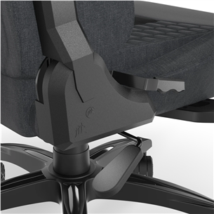Corsair TC100 Relaxed Fabric, black/grey - Gaming chair