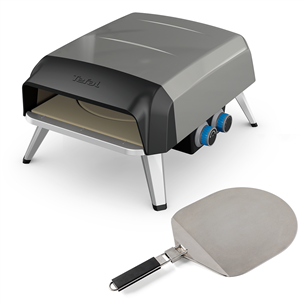 Tefal Pizza Pronto, pelēka - Gāzes āra picas krāsns JM412010
