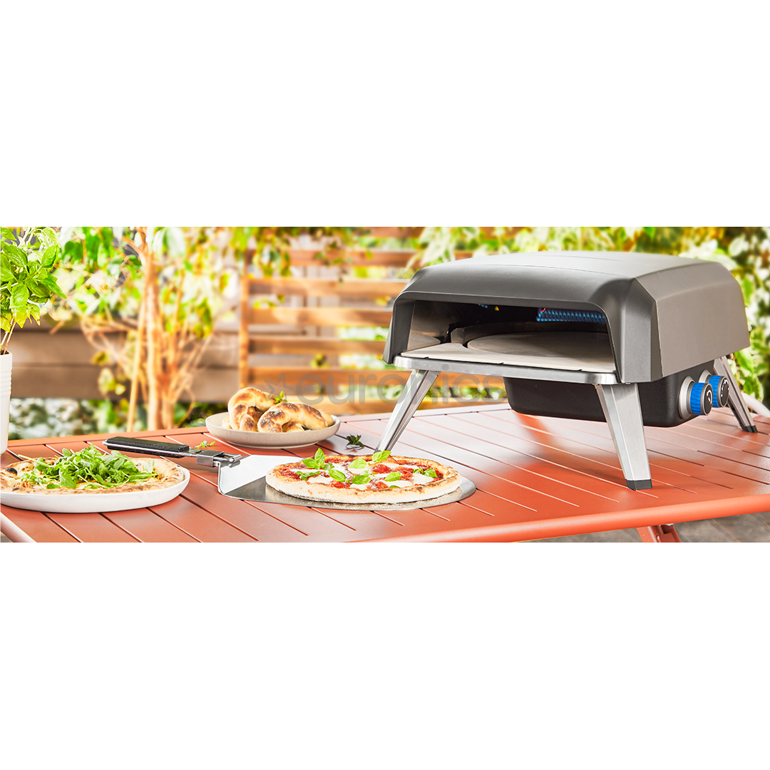 Tefal Pizza Pronto, pelēka - Gāzes āra picas krāsns