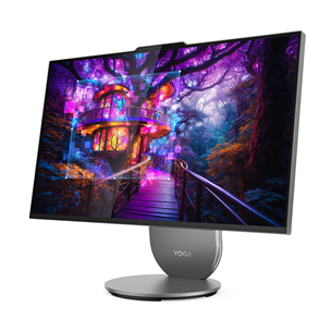 Lenovo Yoga AIO 27IAH10, 27'', QHD, IPS, 120 Hz, Ultra 7, 16 GB, 1 TB, luna grey -  All in one desktop PC