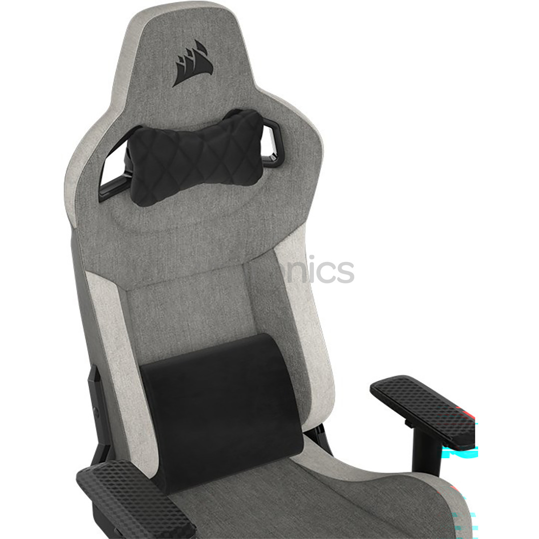 Corsair T3 RUSH Fabric, grey/white - Gaming chair