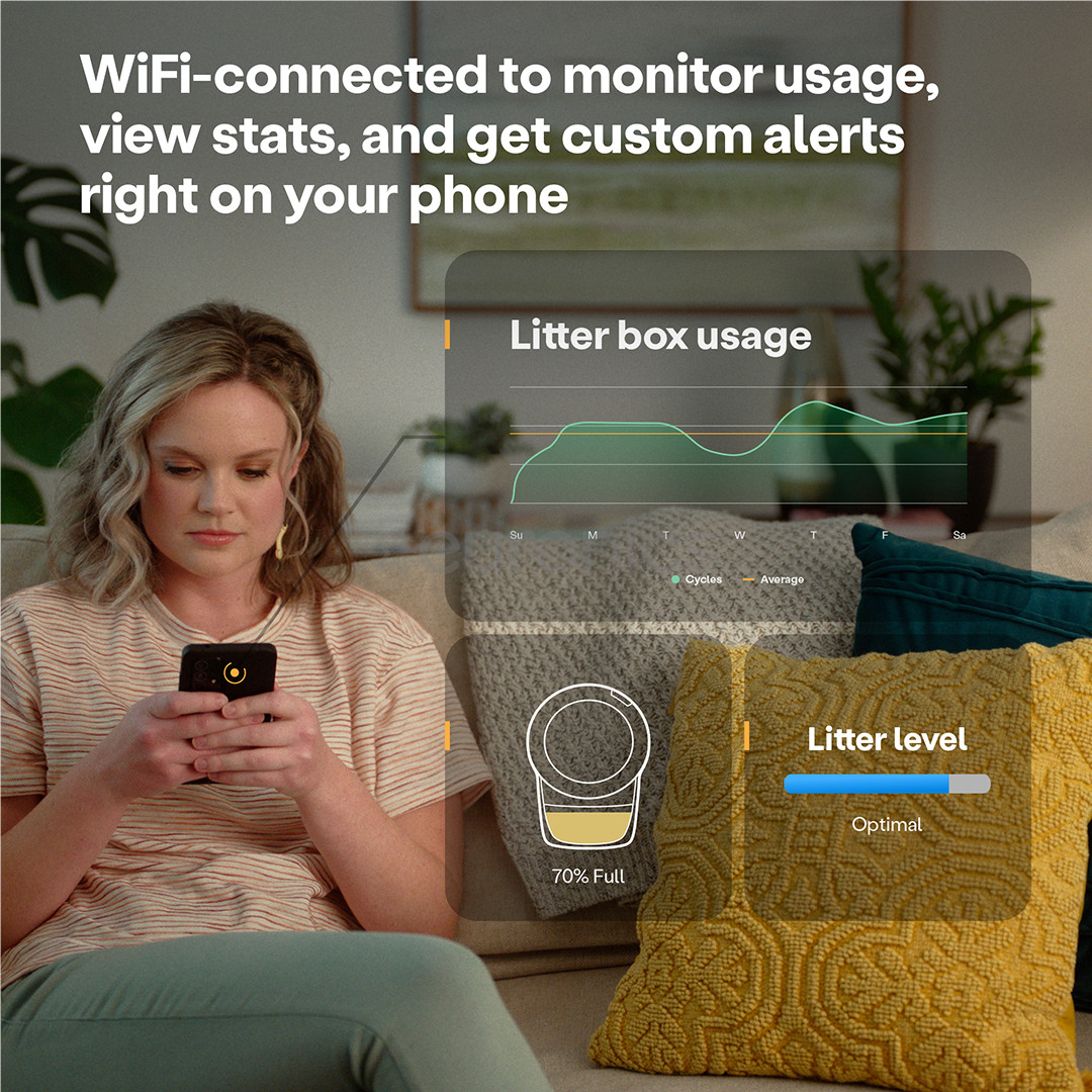 Whisker Litter-Robot 4, melna - Kaķu tualete ar automātisko pašattīrīšanos