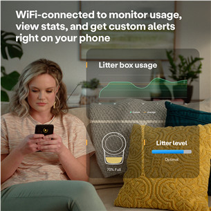 Whisker Litter-Robot 4, белый - Самоочищающийся кошачий туалет