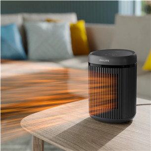 Philips 2000 Series, 1500 W, dark grey - Compact ceramic heater