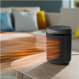 Philips 2000 Seeria, 1500 Вт, темно-серый - Компактный керамический обогреватель