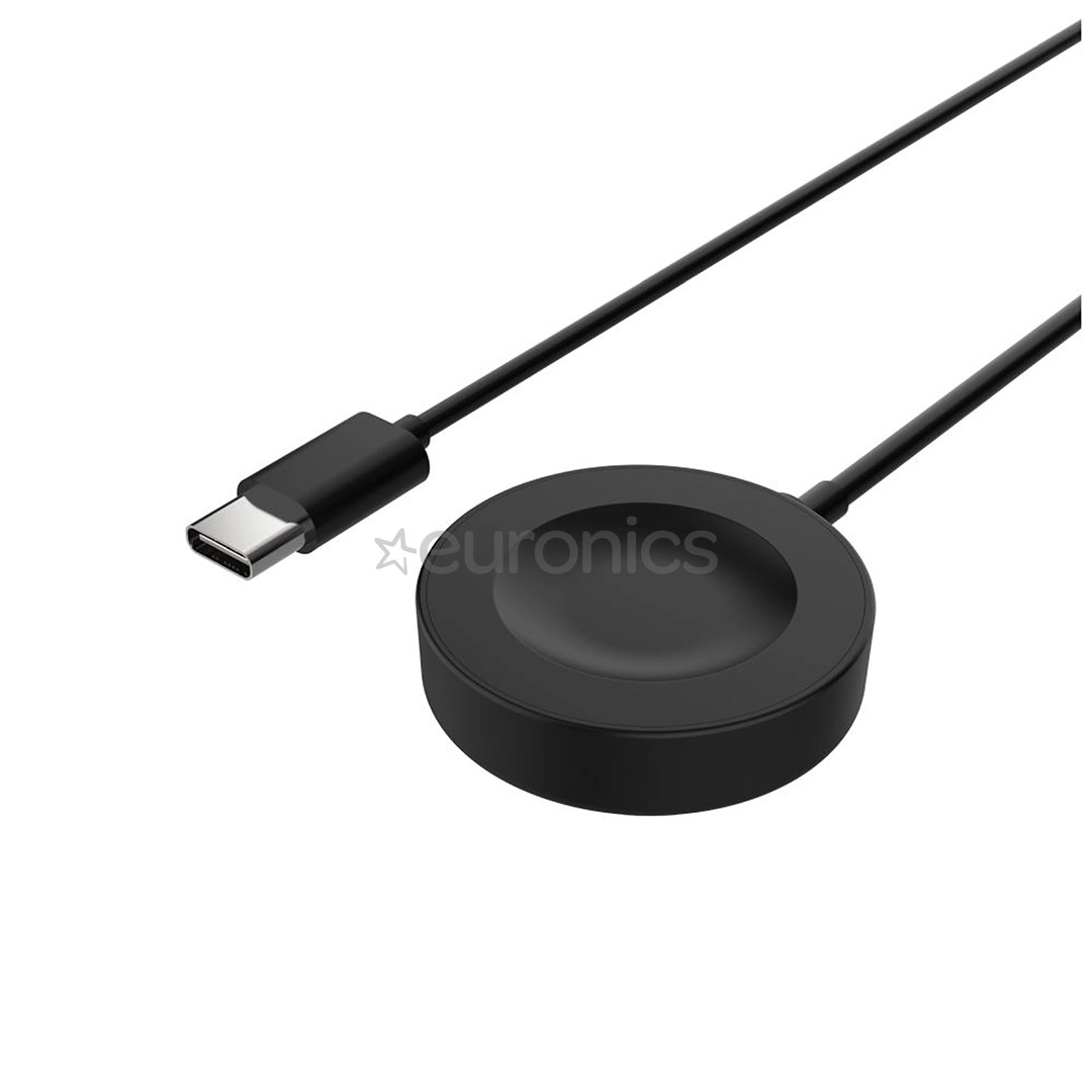 Fixed USB-C Charger, Huawei watch, melna - Lādētājs