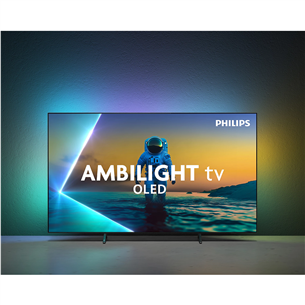 Philips OLED820, 77'', 4K UHD, OLED, satin chrome - TV