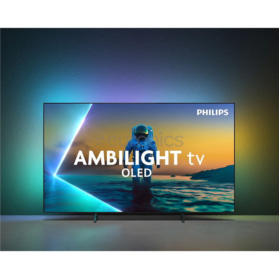 Philips OLED820, 77'', 4K UHD, OLED, темно-серый - Телевизор